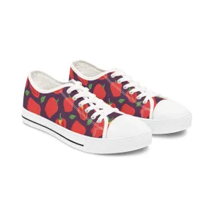 Red Bell Pepper Women's Low Top Sneakers