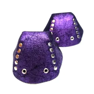 Rollerstuff Purple Glitter Toe Caps