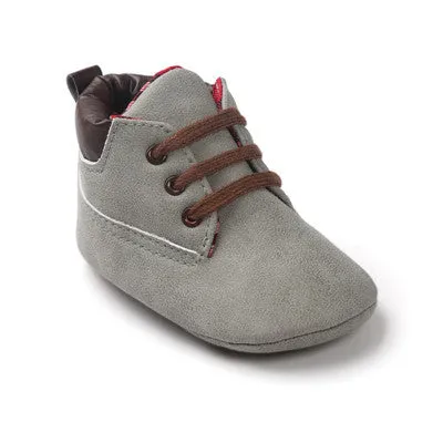 Romirus Winter PU Outdoor suede Leather Baby moccasins Shoes infant anti-slip first walker soft soled Newborn Baby boy Boots