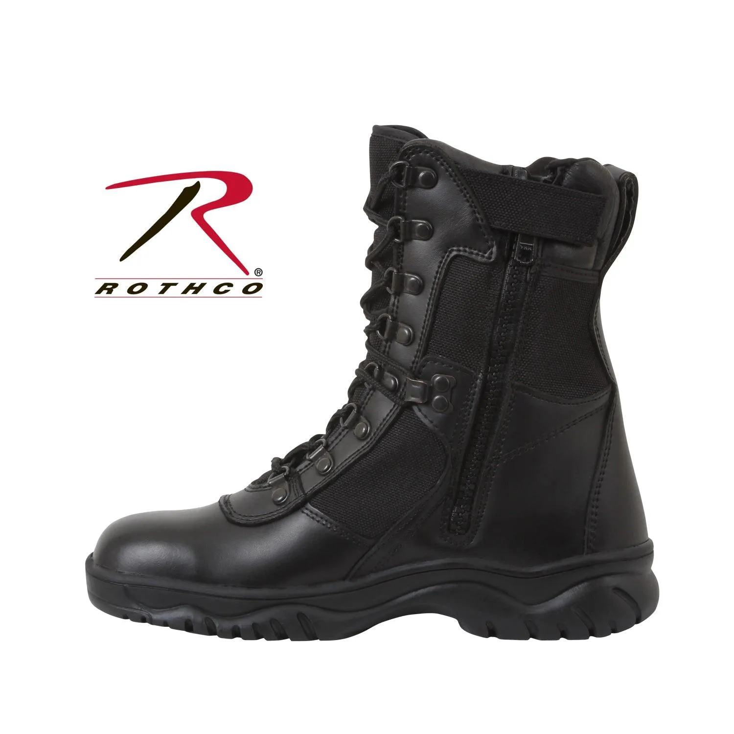 Rothco Forced Entry Tactical Boot With Side Zipper - 8 Inch