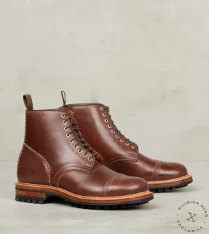 Shelby Sharp Brogue Boot - 2055 - Commando - Maryam Toscanello Vachetta Horsebutt