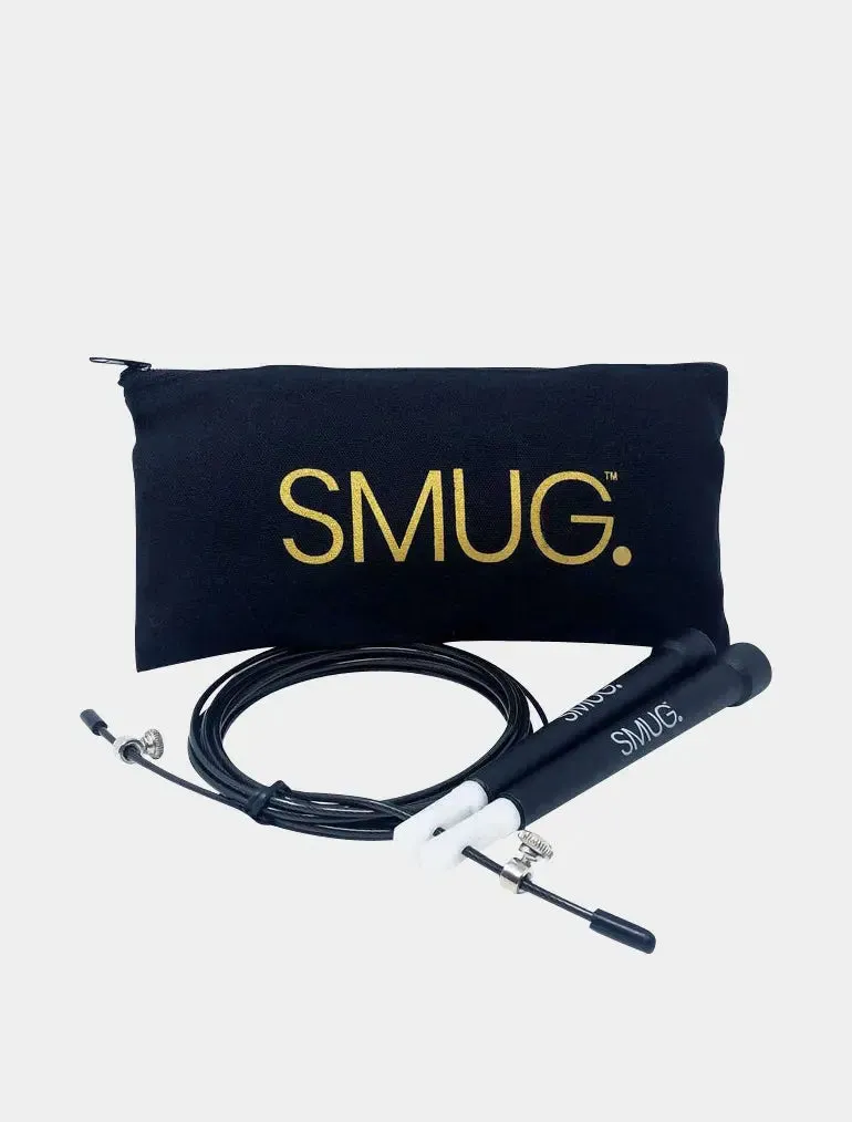 Skipping Rope & Bag Set - Black