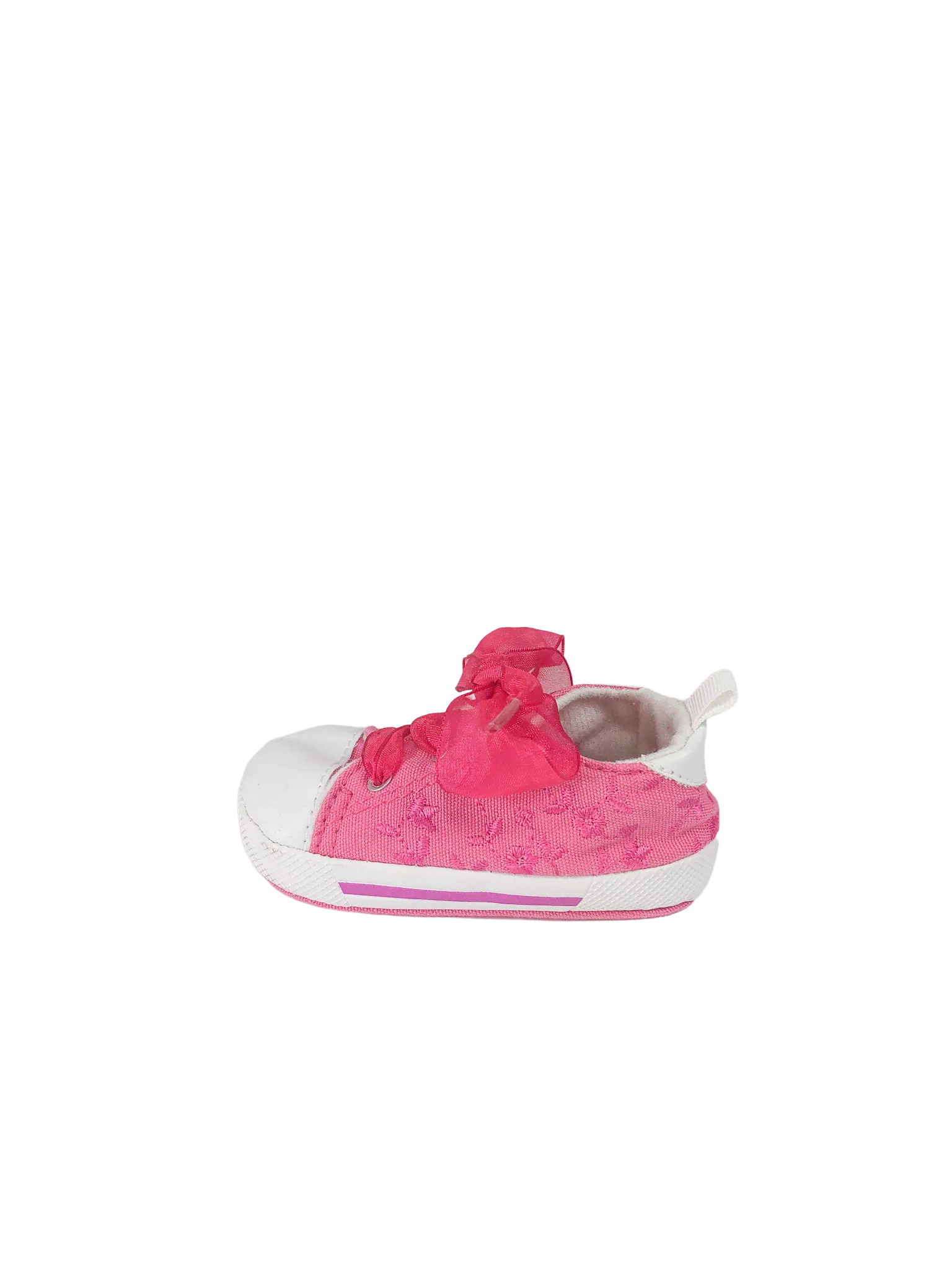 Stepping Stones, Embroidered Baby Sneaker, Size 6-9M