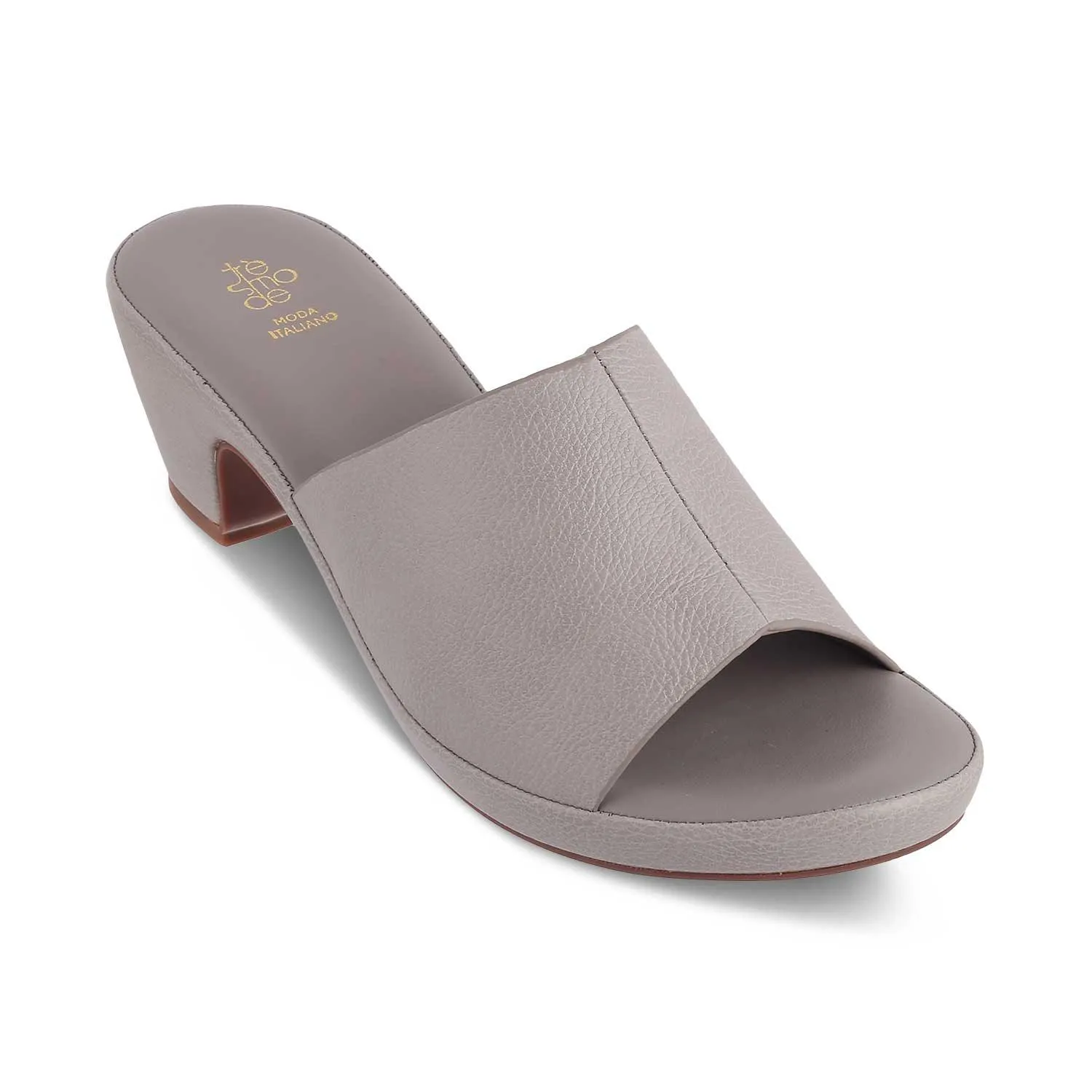 The Brixyed Grey Women's Casual Block Heel Sandals Tresmode