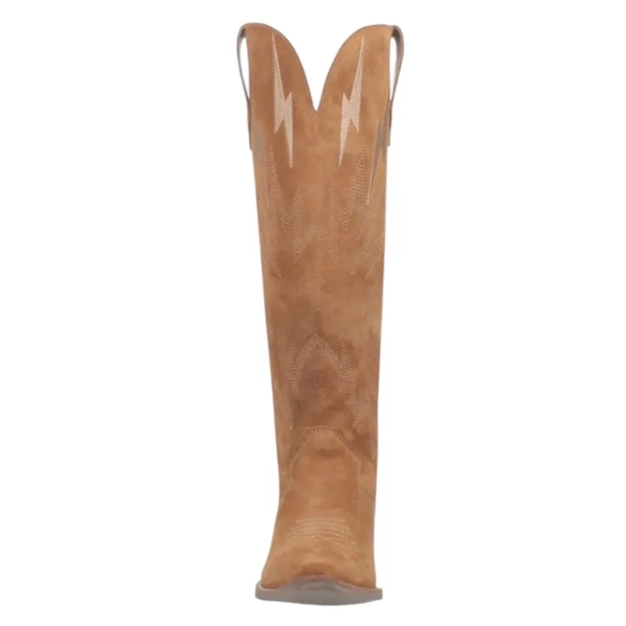 THUNDER ROAD LEATHER BOOT- CAMEL