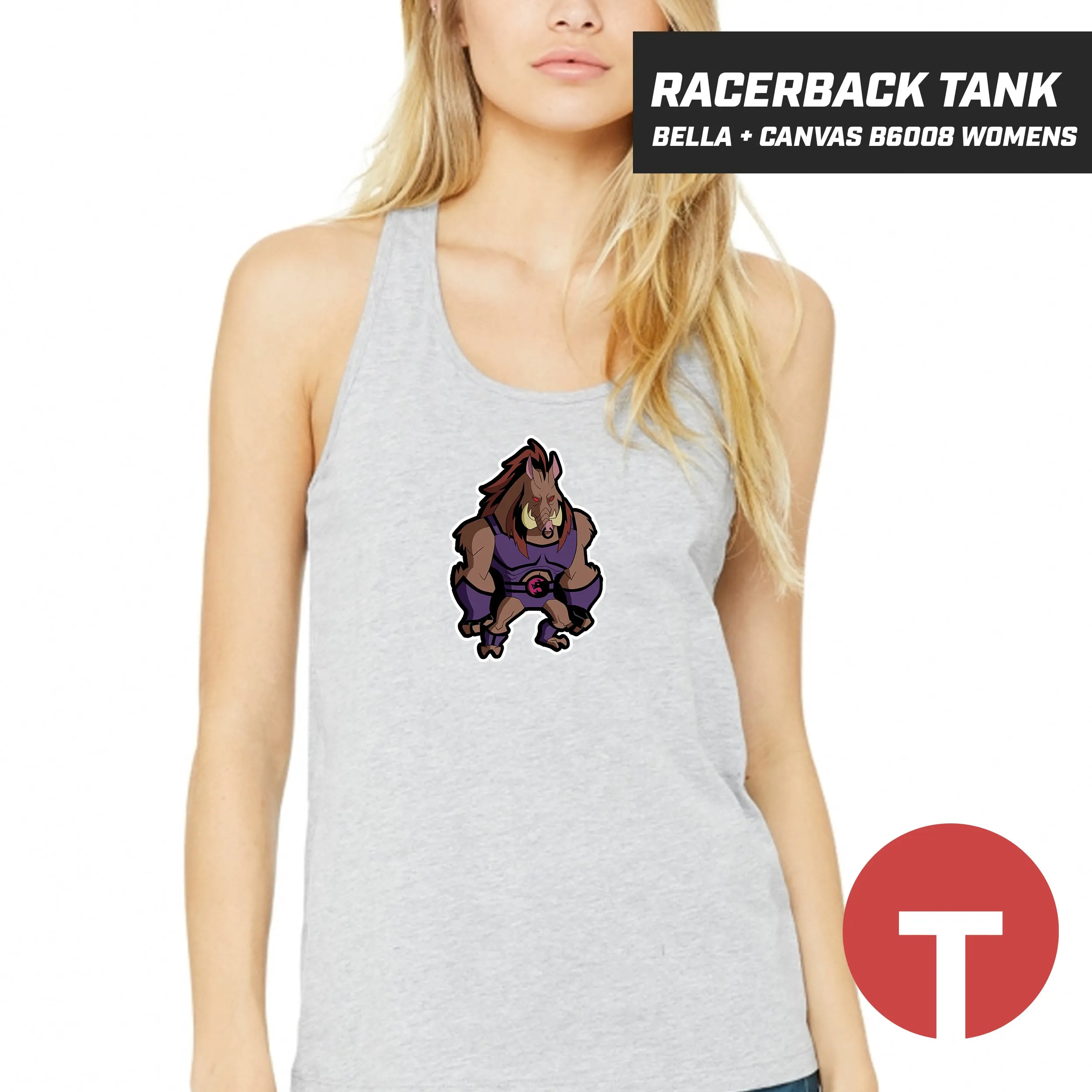 Thunderpigs - Bella   Canvas B6008 Women's Jersey Racerback Tank