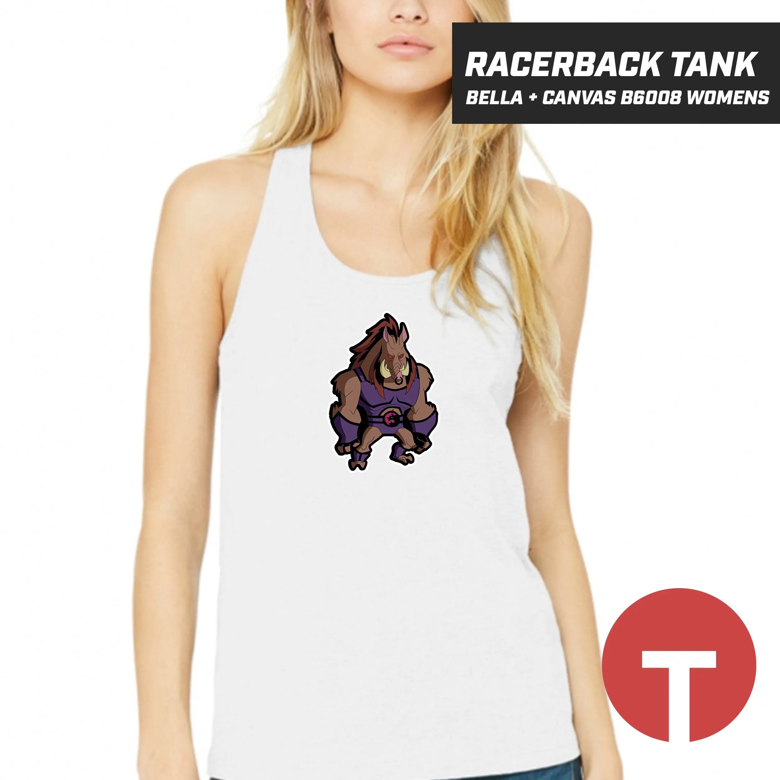 Thunderpigs - Bella   Canvas B6008 Women's Jersey Racerback Tank