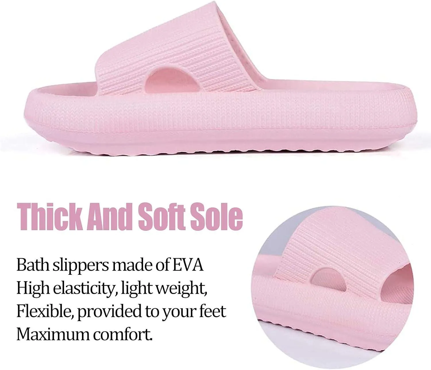 Ultra Soft Soled Sandals - Lightweight and Versatile for Indoor