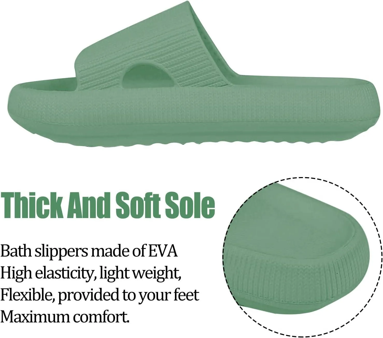 Ultra Soft Soled Sandals - Lightweight and Versatile for Indoor