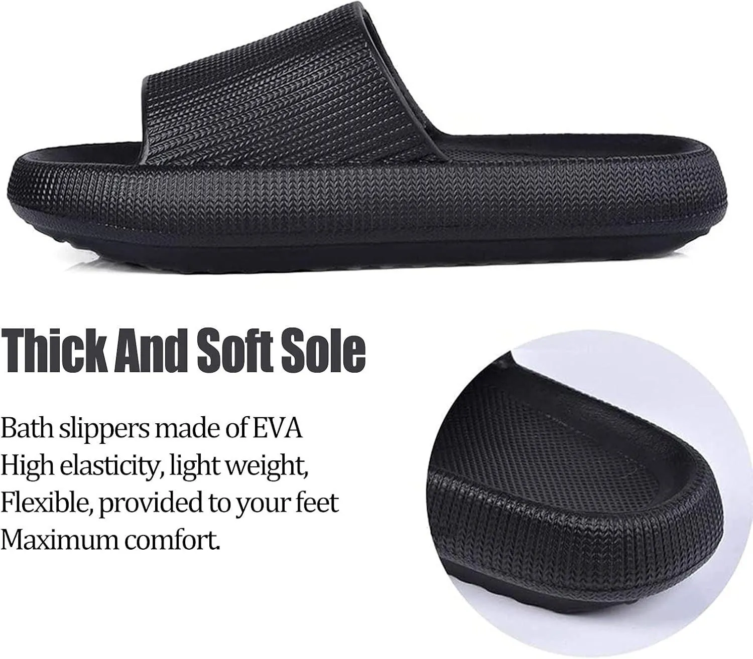 Ultra Soft Soled Sandals - Lightweight and Versatile for Indoor