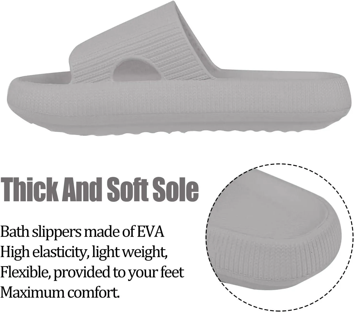 Ultra Soft Soled Sandals - Lightweight and Versatile for Indoor