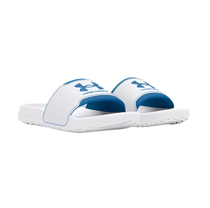 Under Armour Mens Ignite Select Slides White/Blue