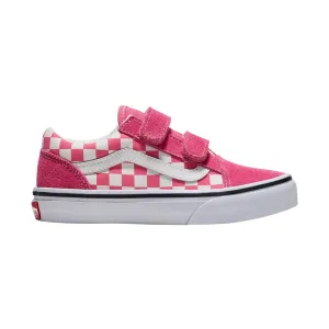 Vans Girl's (Preschool) Old Skool V Honeysuckle Checker