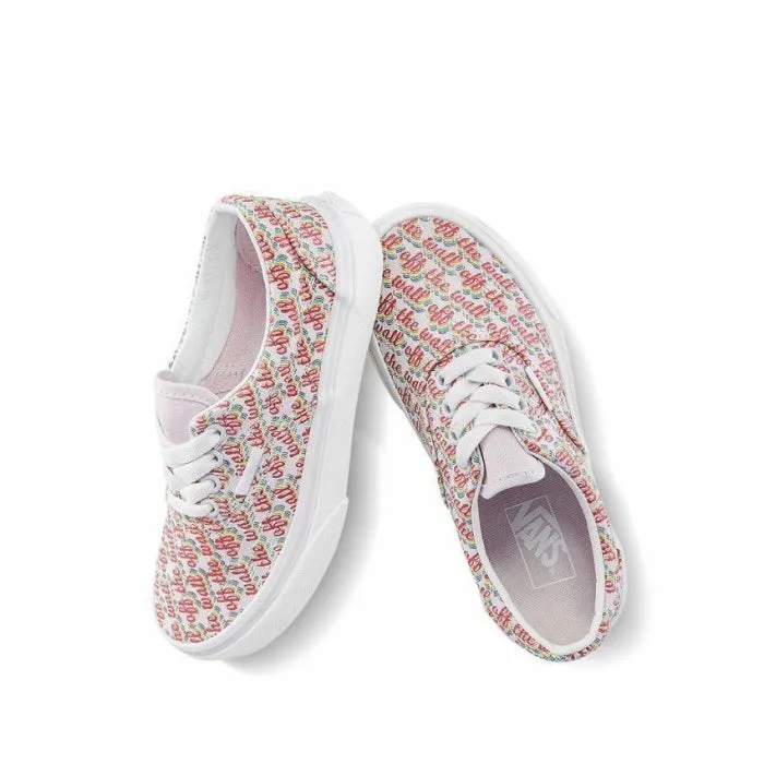 Vans Youths ERA Lace Up Rainbow Off The Wall Orchid Pink NOT RETURNABLE