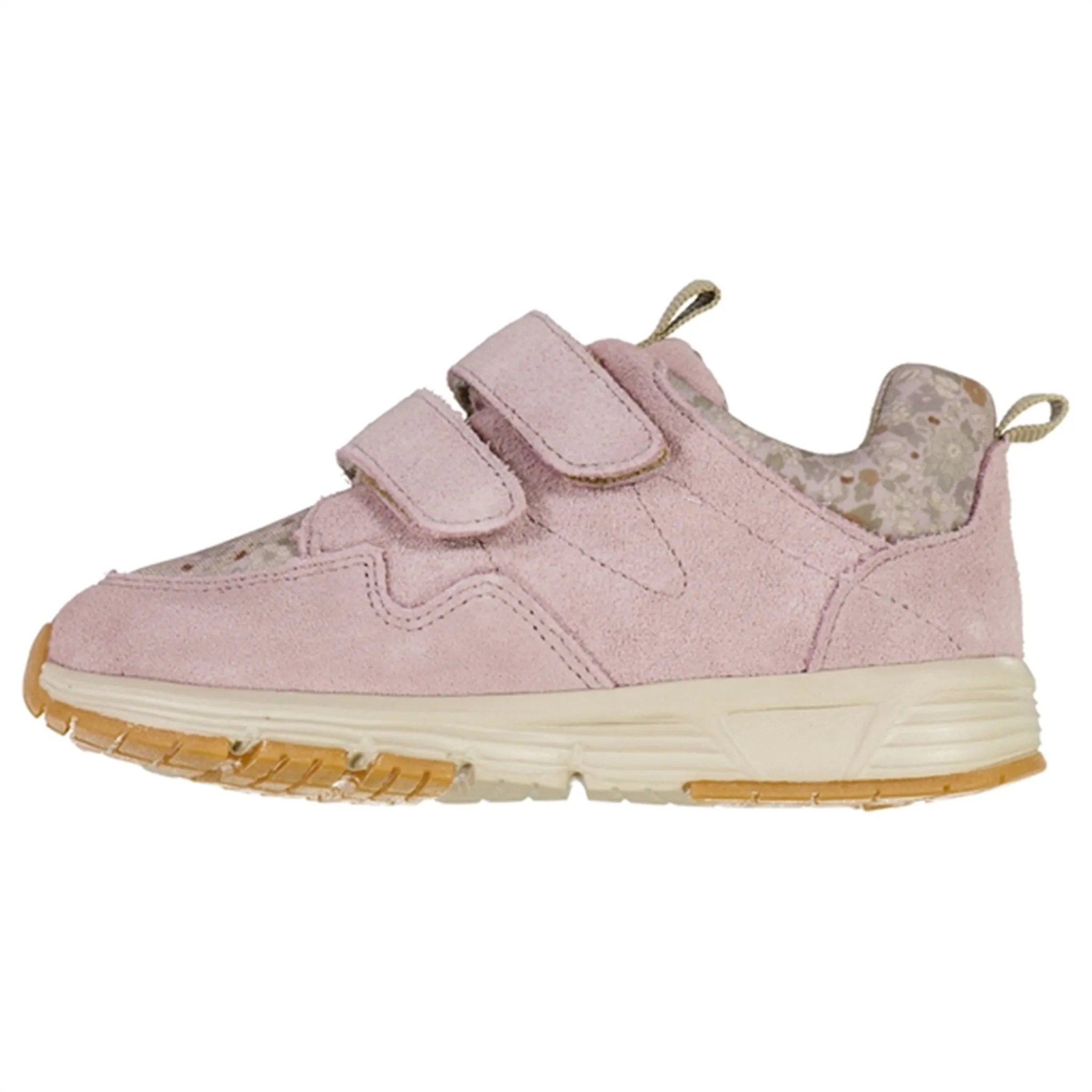 Wheat Velcro Sneakers Toney Soft Lilac Flowers