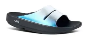 Womens Oofos OOahh Luxe Slide Sandal 1101-FROST - RETURNING SPRING 2025