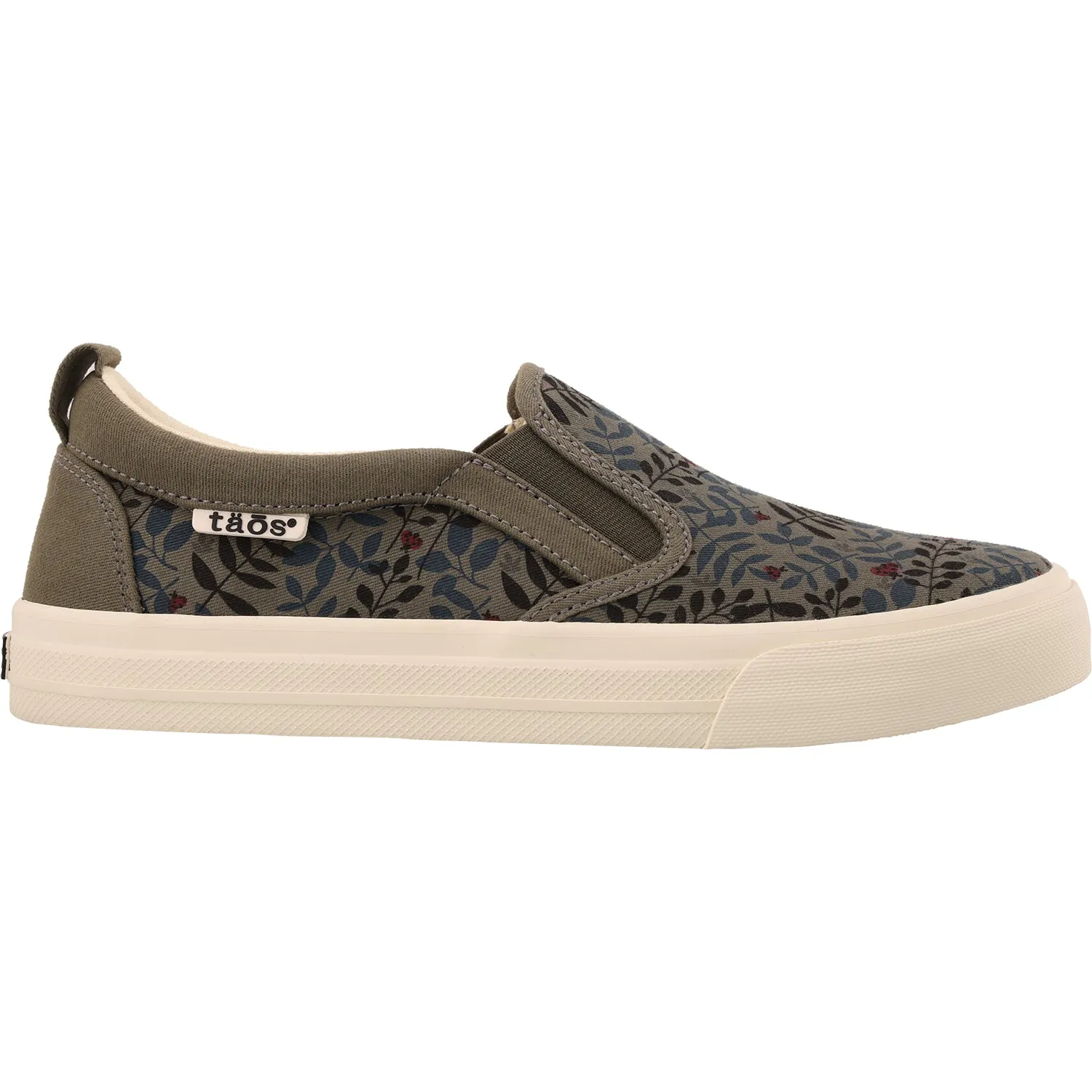 Women's Taos Rubber Soul Olive Branch Multi Canvas