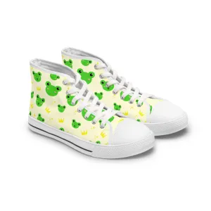 Yellow Frogs Women's High Top Sneakers