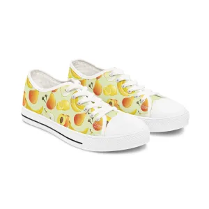 Yellow Fruit Women's Low Top Sneakers