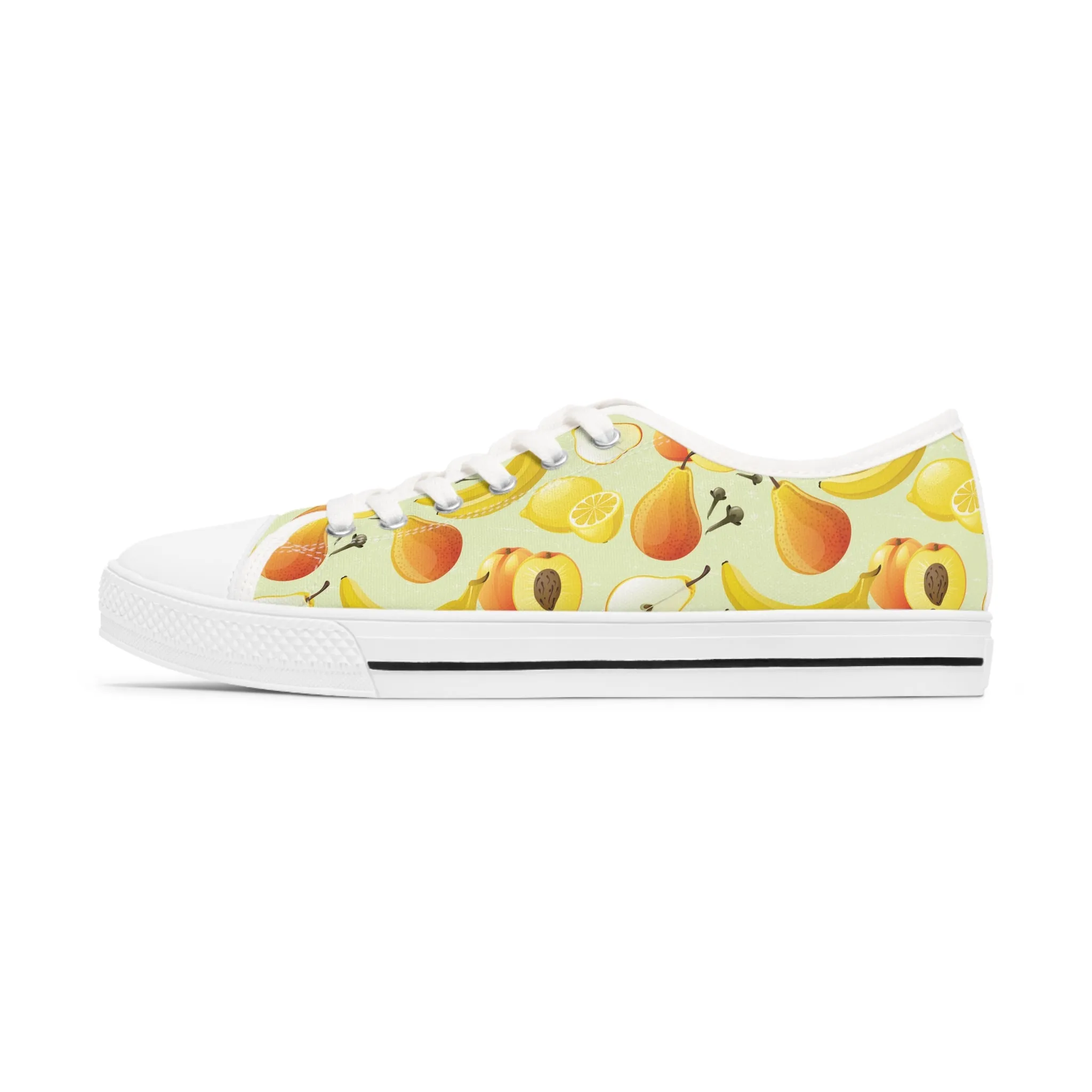 Yellow Fruit Women's Low Top Sneakers