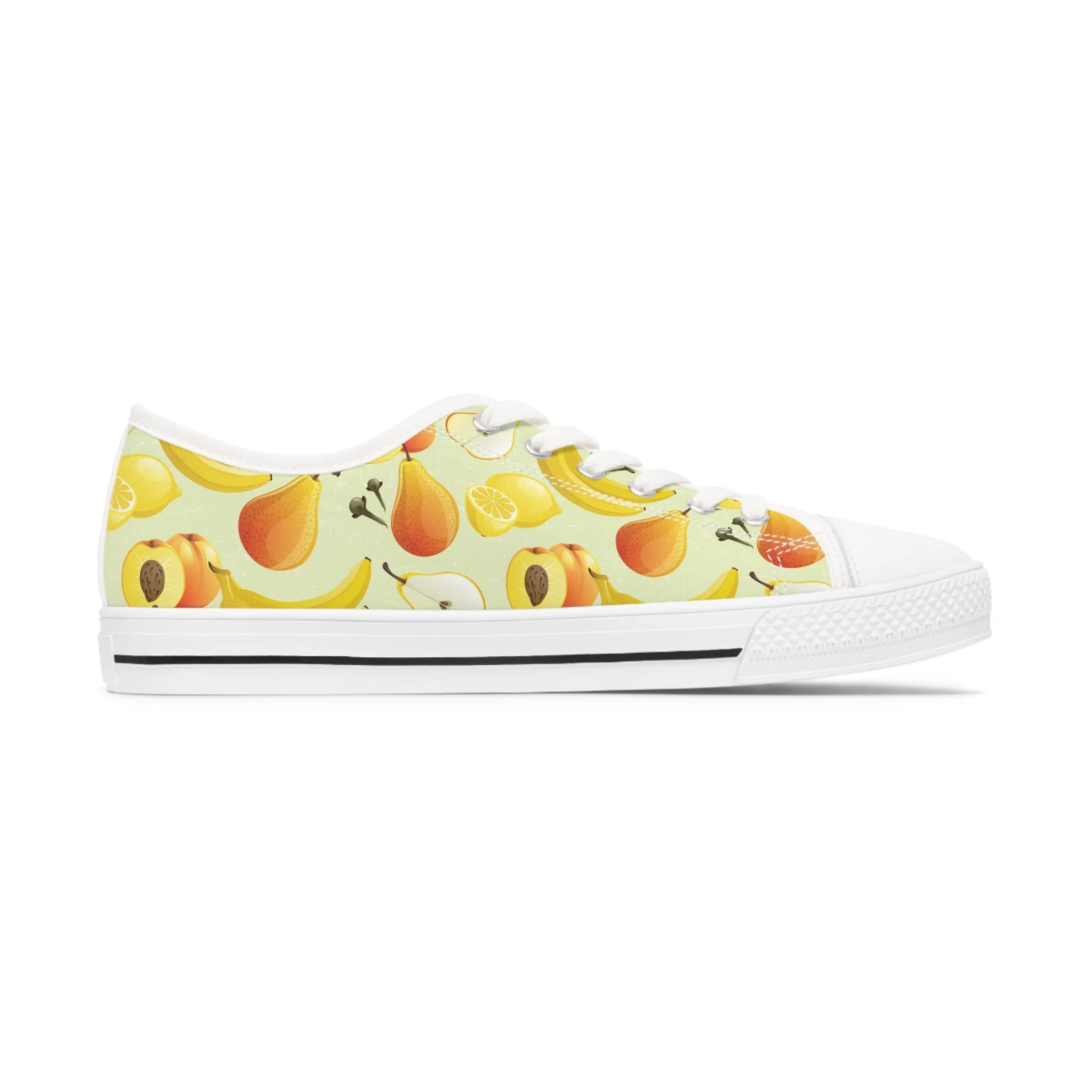 Yellow Fruit Women's Low Top Sneakers